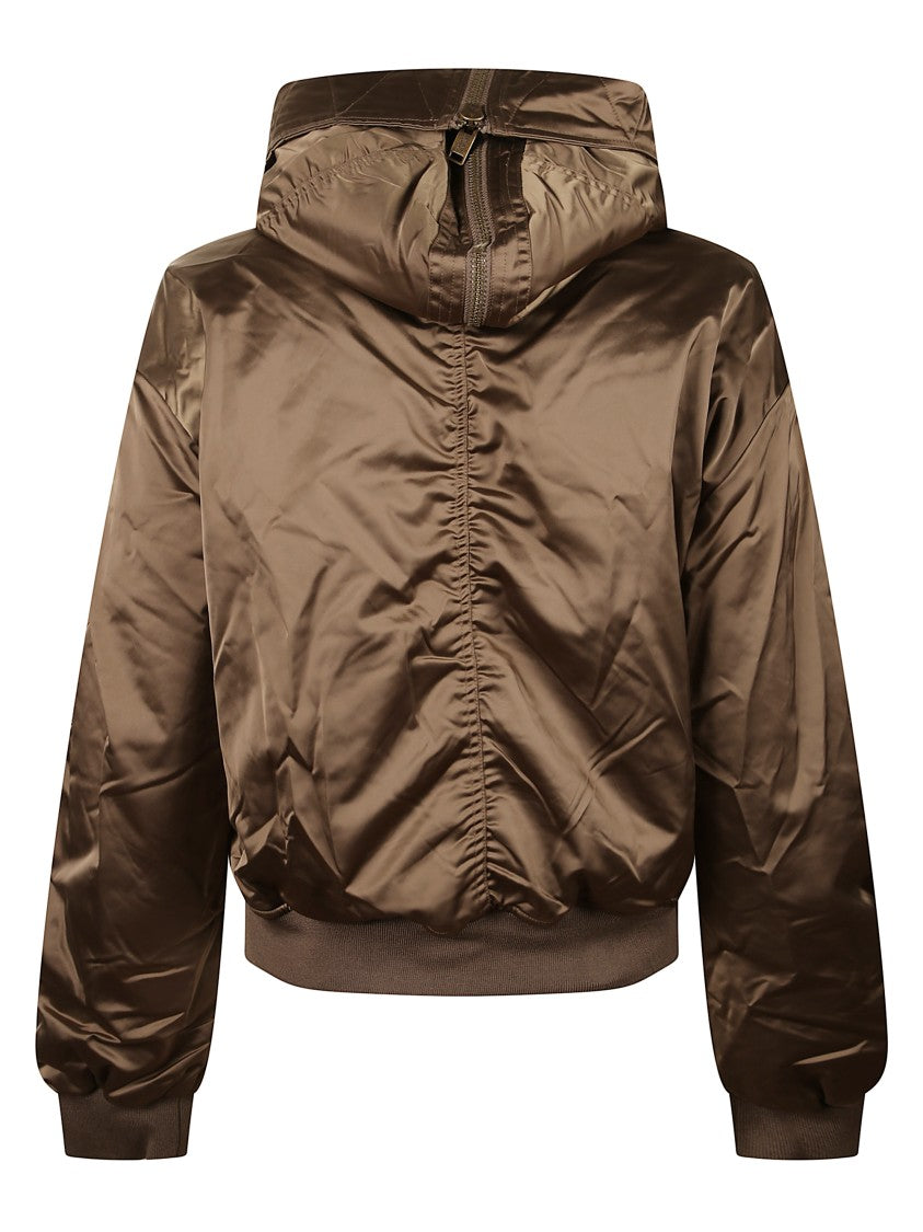 Isabel Marant Étoile Cropped Shiny Jacket With High Collar