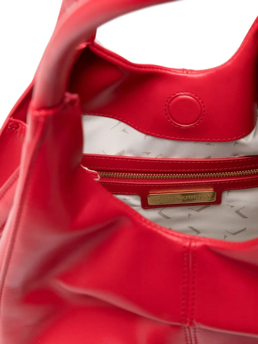 Saiid Kobeisy Sculptural Magenta Calfskin Bag