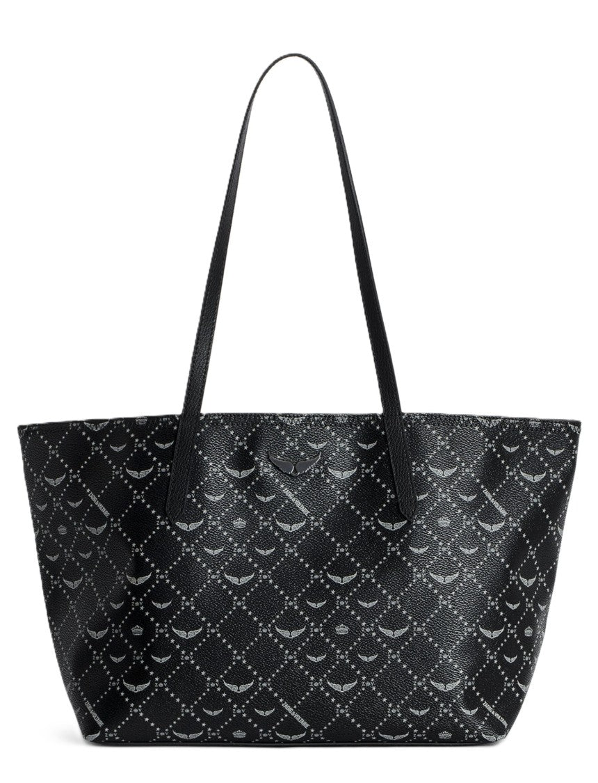 Zadig & Voltaire Monogrammed Tote Bag With Distinctive Design