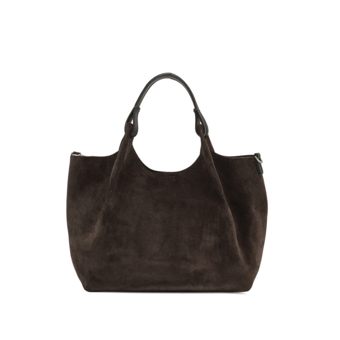 Gianni Chiarini Coffee Dua Suede Bag