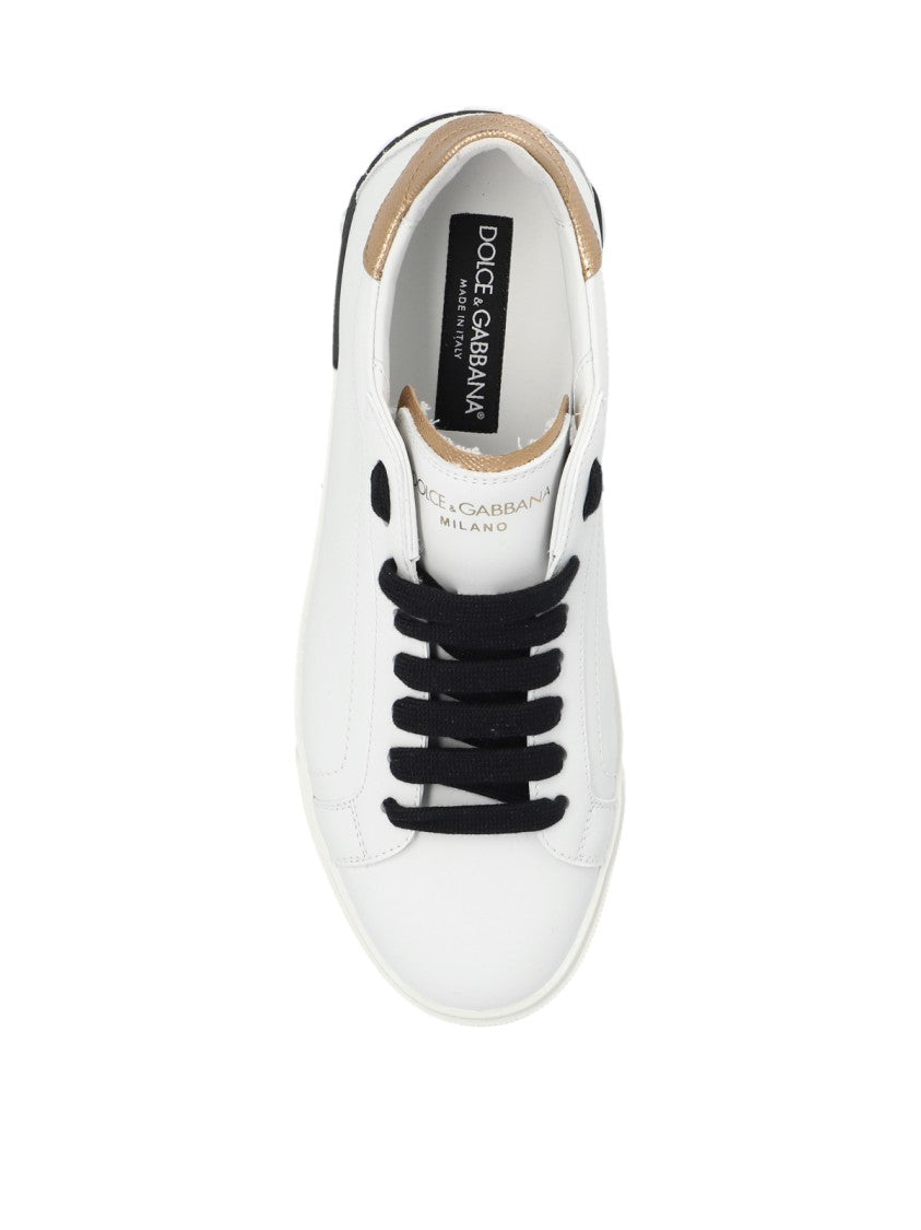 Dolce & Gabbana Portofino Logo Low Top Sneakers