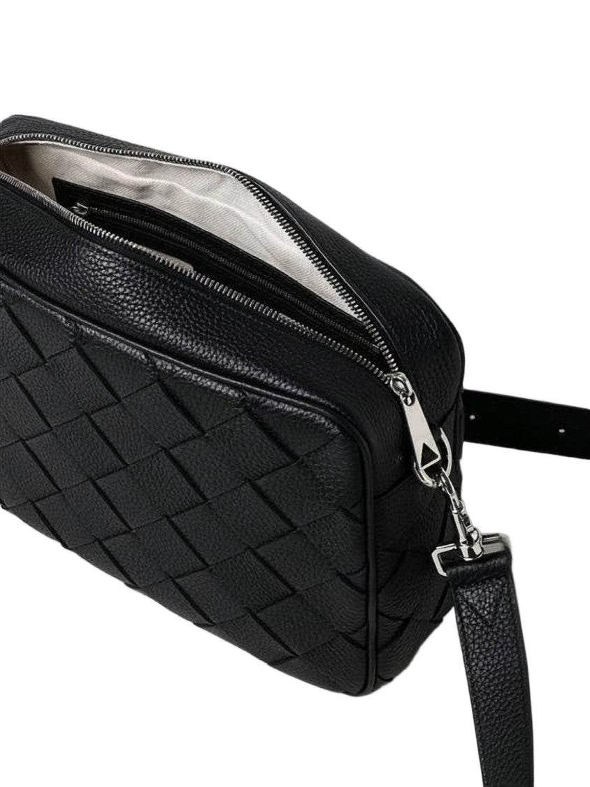 Bottega Veneta Textured Calf Leather Crossbody Bag