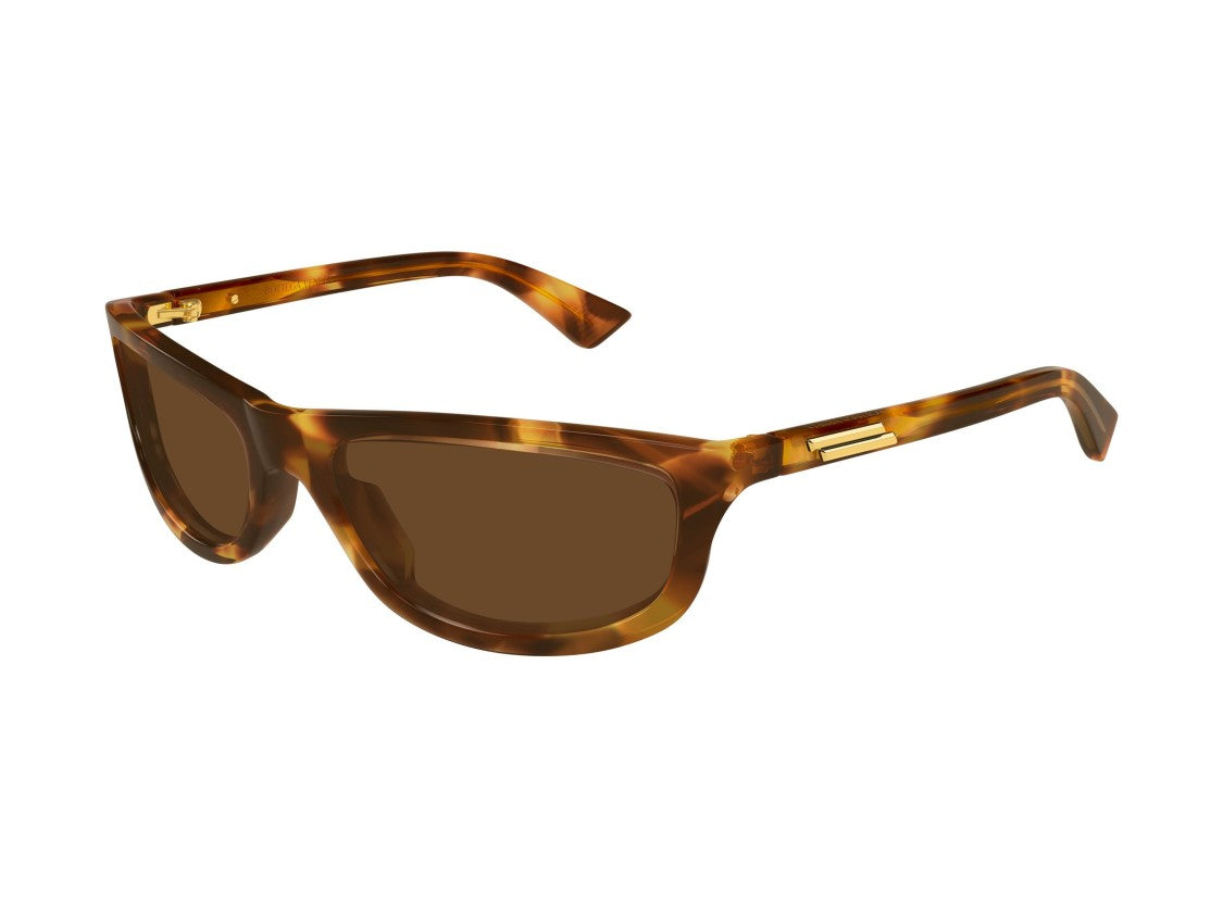 Bottega Veneta Gold Bv1327s Tortoiseshell Square Sunglasses