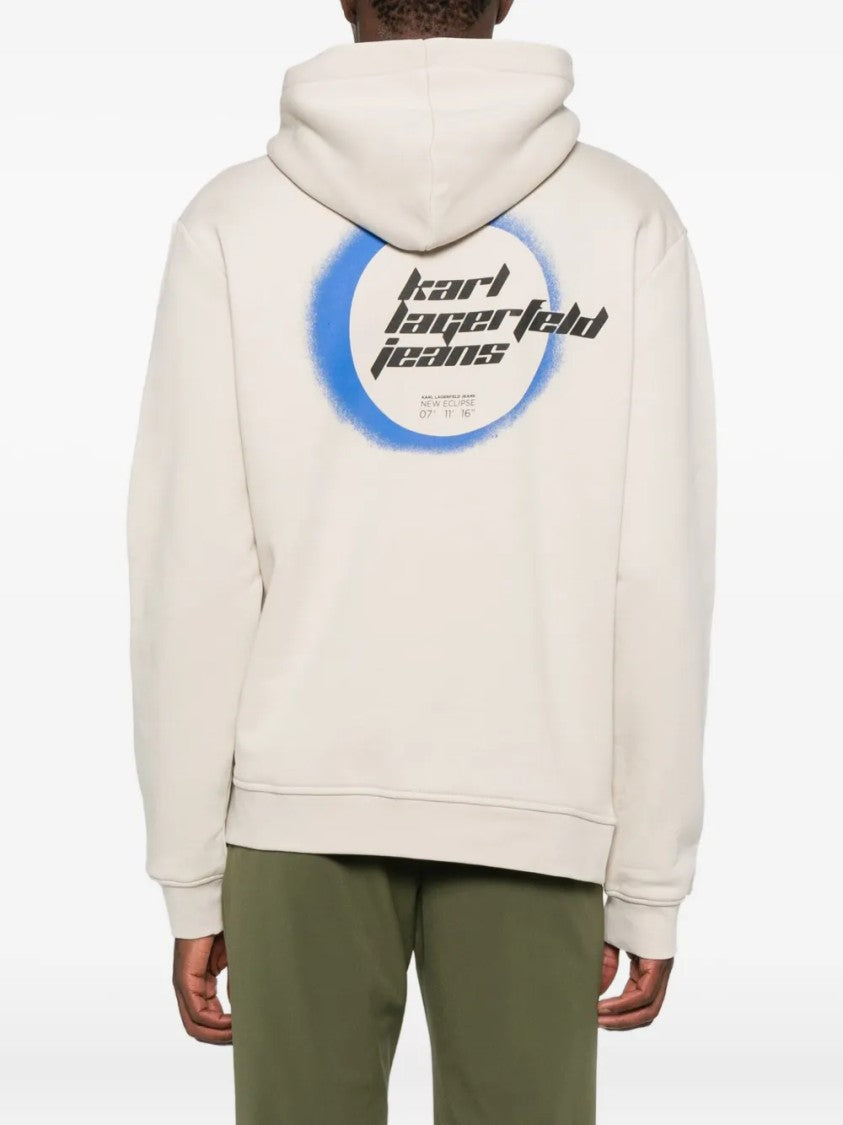 Karl Lagerfeld Crew Neck Subtle Branding Sweatshirt