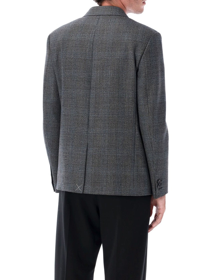 Bottega Veneta Prince Of Wales Wool Jacket