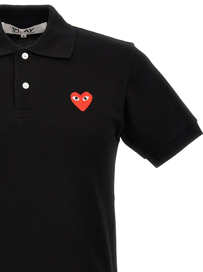 Comme Des Garçons Logo Patch Polo Shirt
