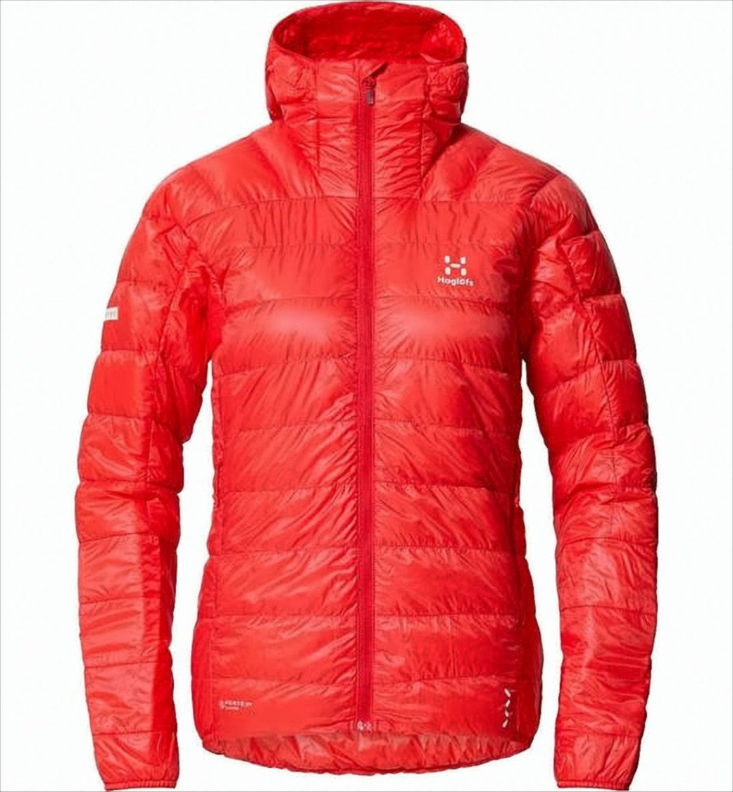 Haglöfs Lightweight Quilted Down Jacket With Attached Hood