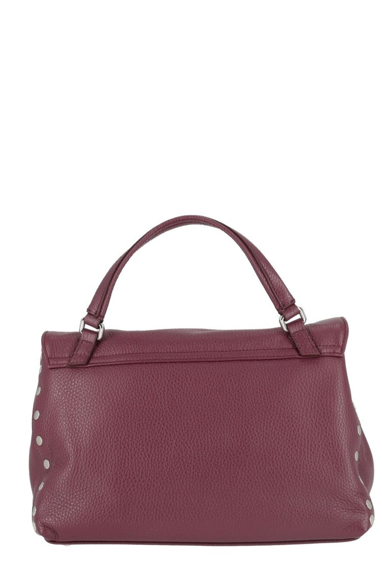 Zanellato Maroon Textured Leather Handbag
