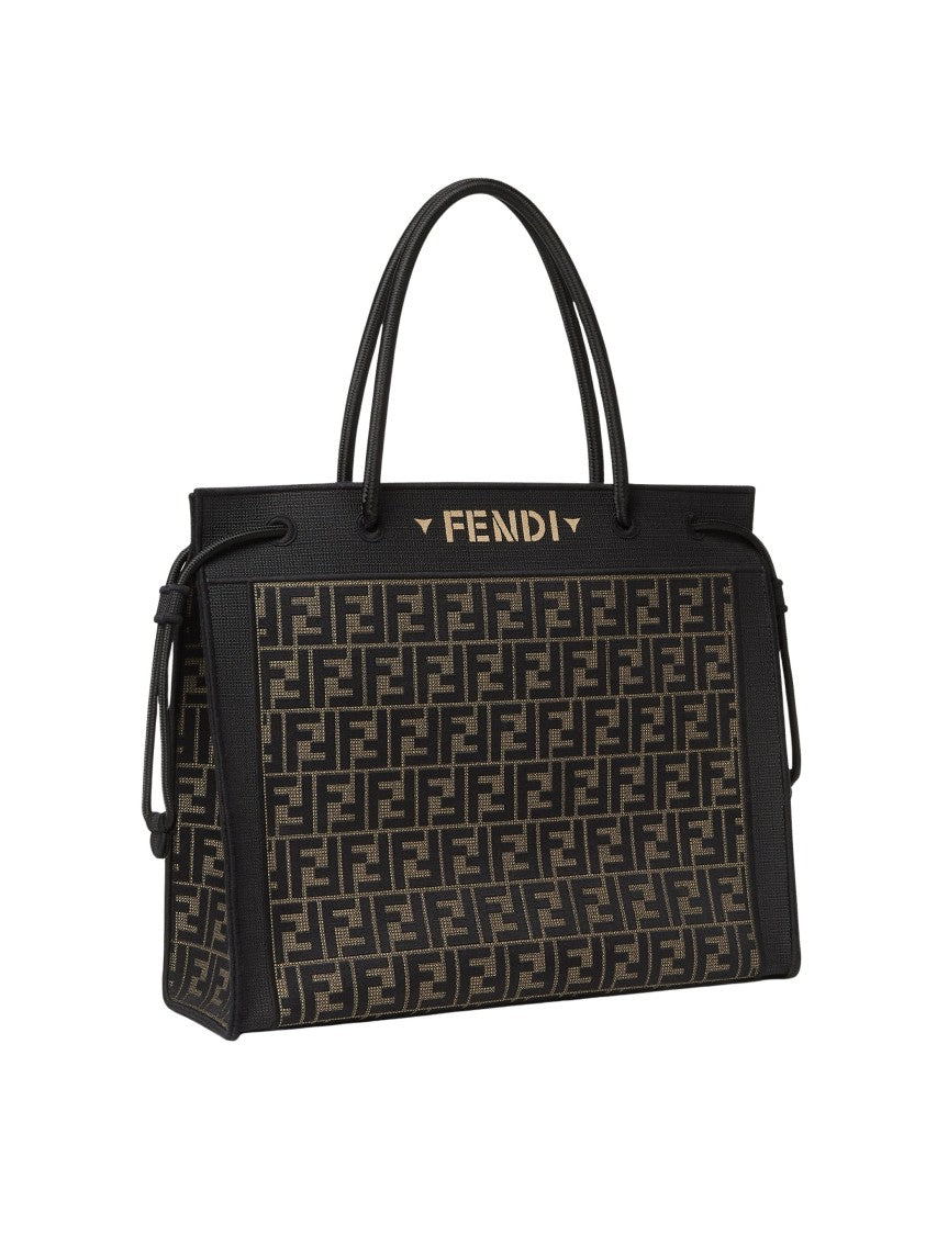 Fendi Magic L Structured Monogram Tote Bag