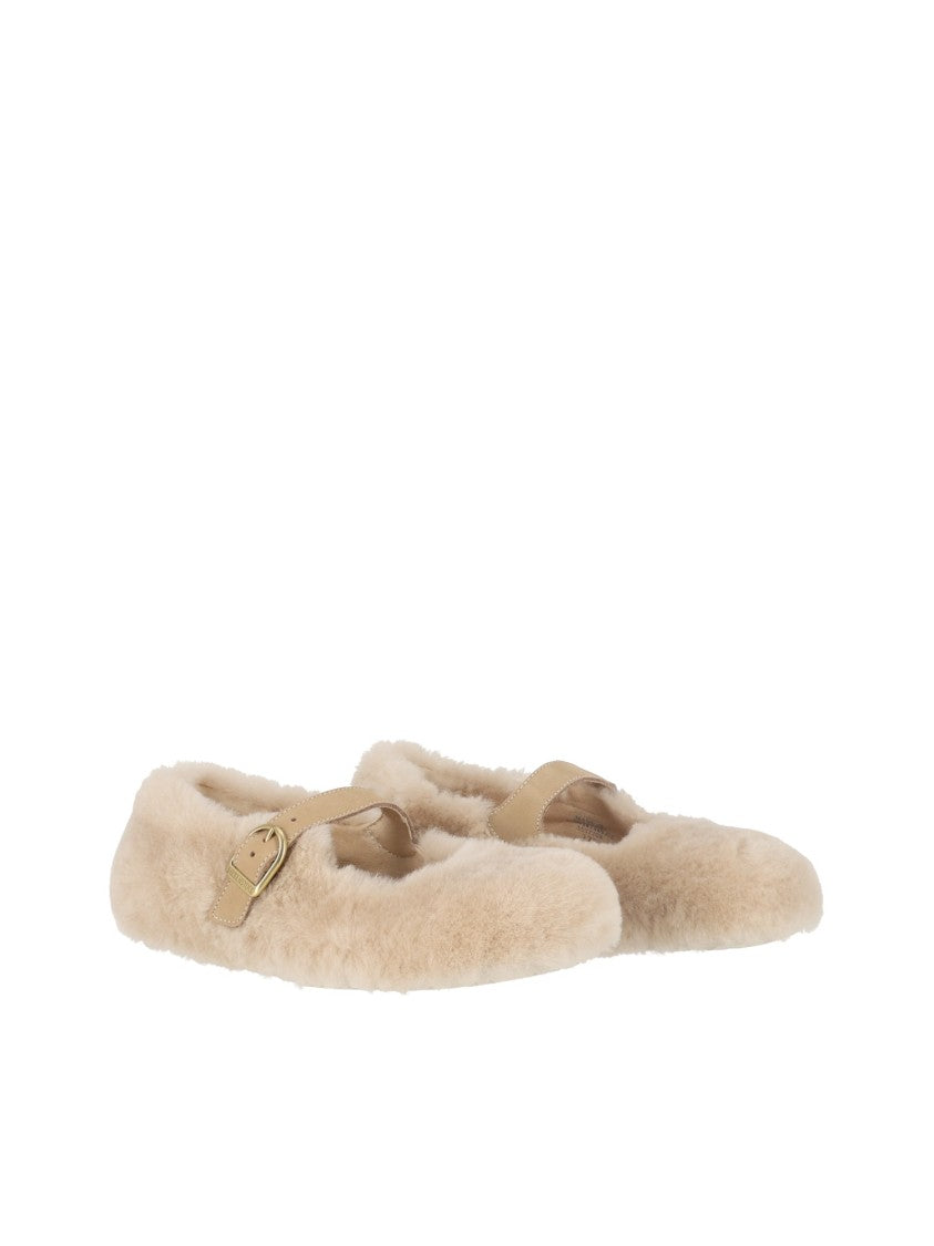 Birkenstock Sandcastle Santa Clarita S Shearling Flats