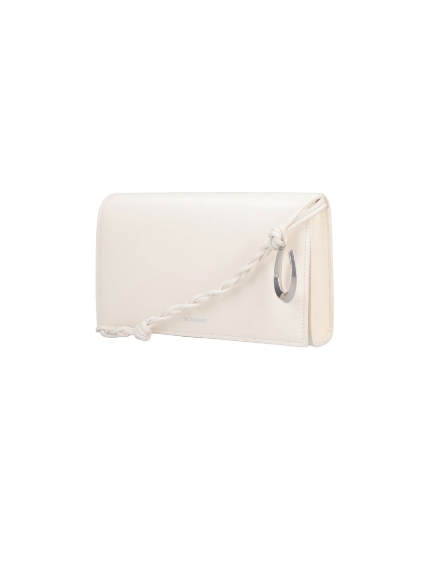 Jil Sander "Tangle" Shoulder Bag – White
