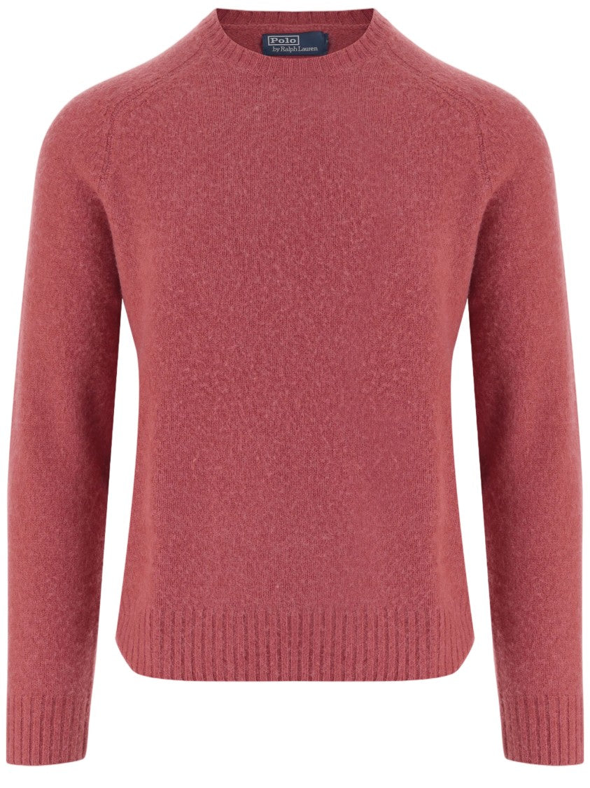 Polo Ralph Lauren Antique Red Elbow Patches Wool-Blend Sweater