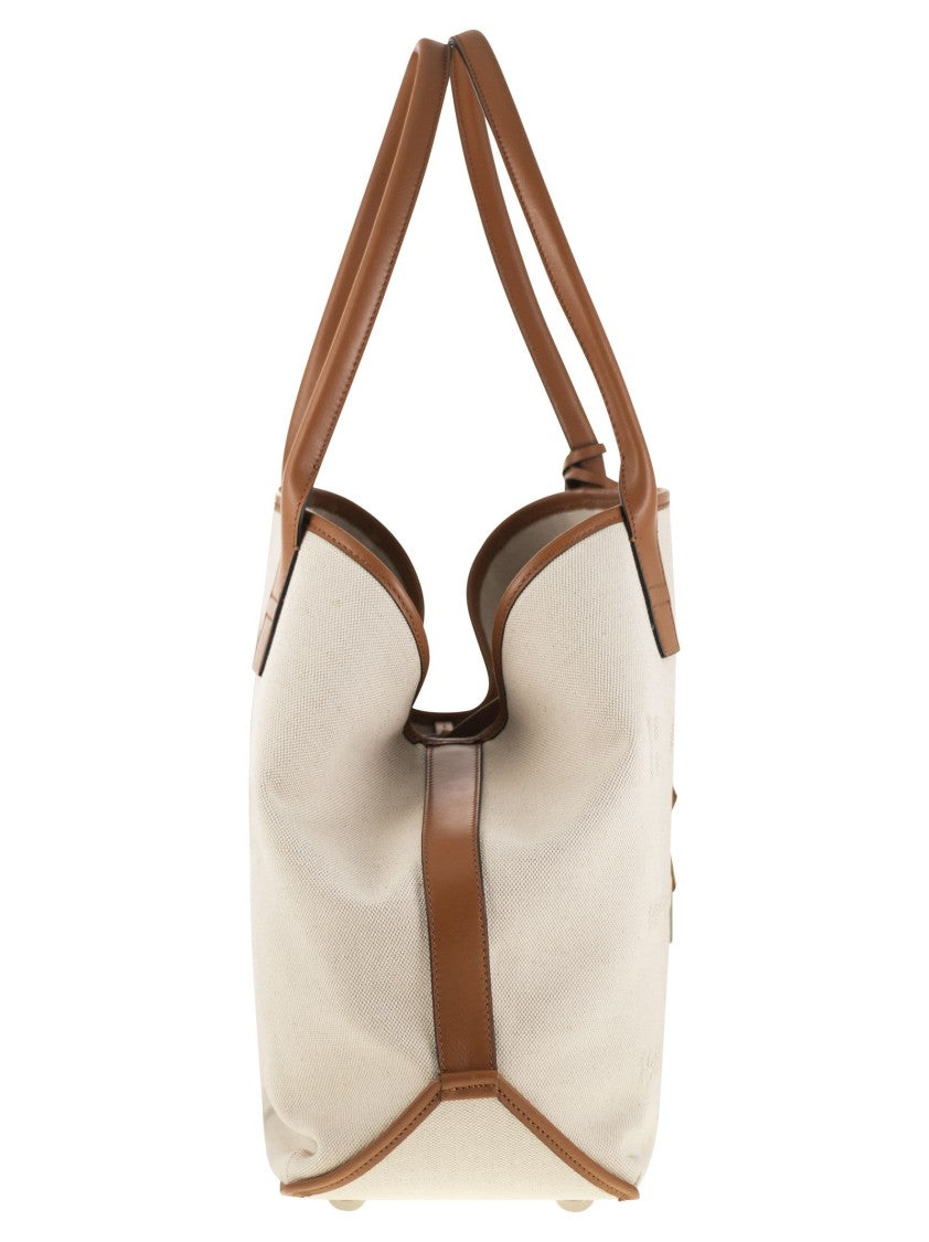 Hogan Medium Canvas Shopping Bag