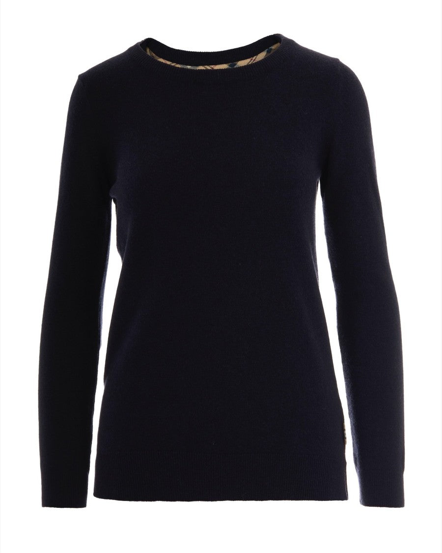 Barbour Blue Crew Neck Sweater