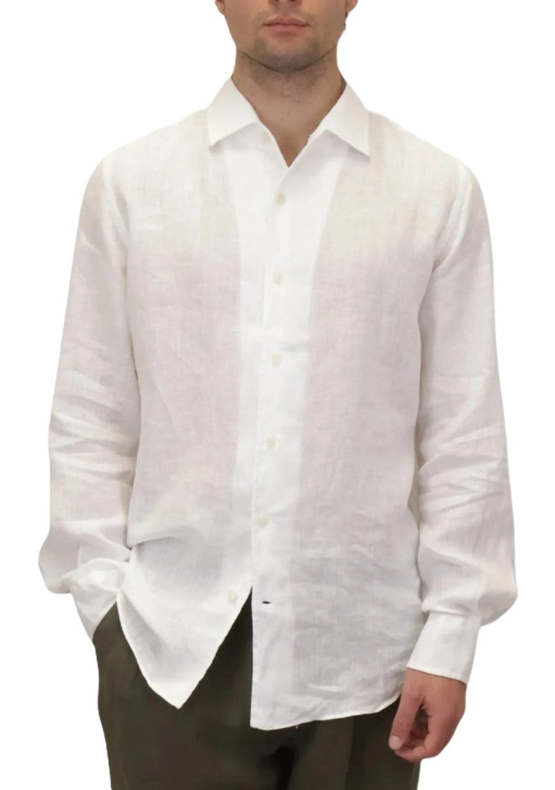 Mc2 Saint Barth Lightweight Semi-Sheer Long-Sleeve Shirt