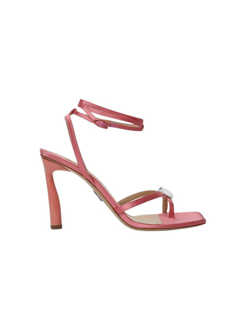 Paul Andrew Cube Toe Ring High Heel Sandal