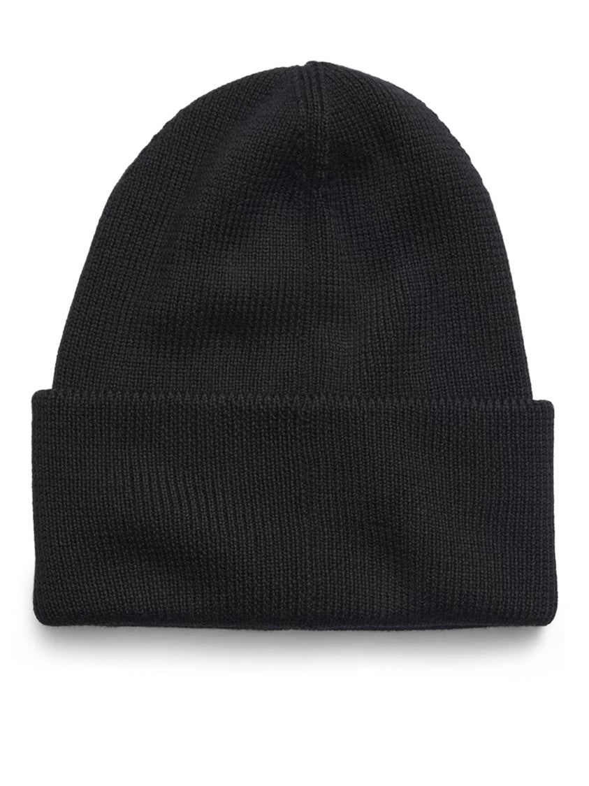 Canada Goose Ribbed Wool Toque With Embroidered Patch