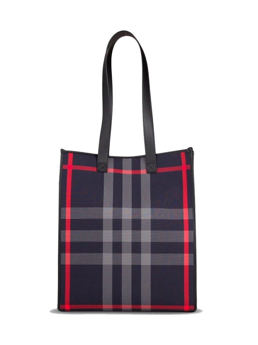 Burberry Ip Check Logo Tote Bag