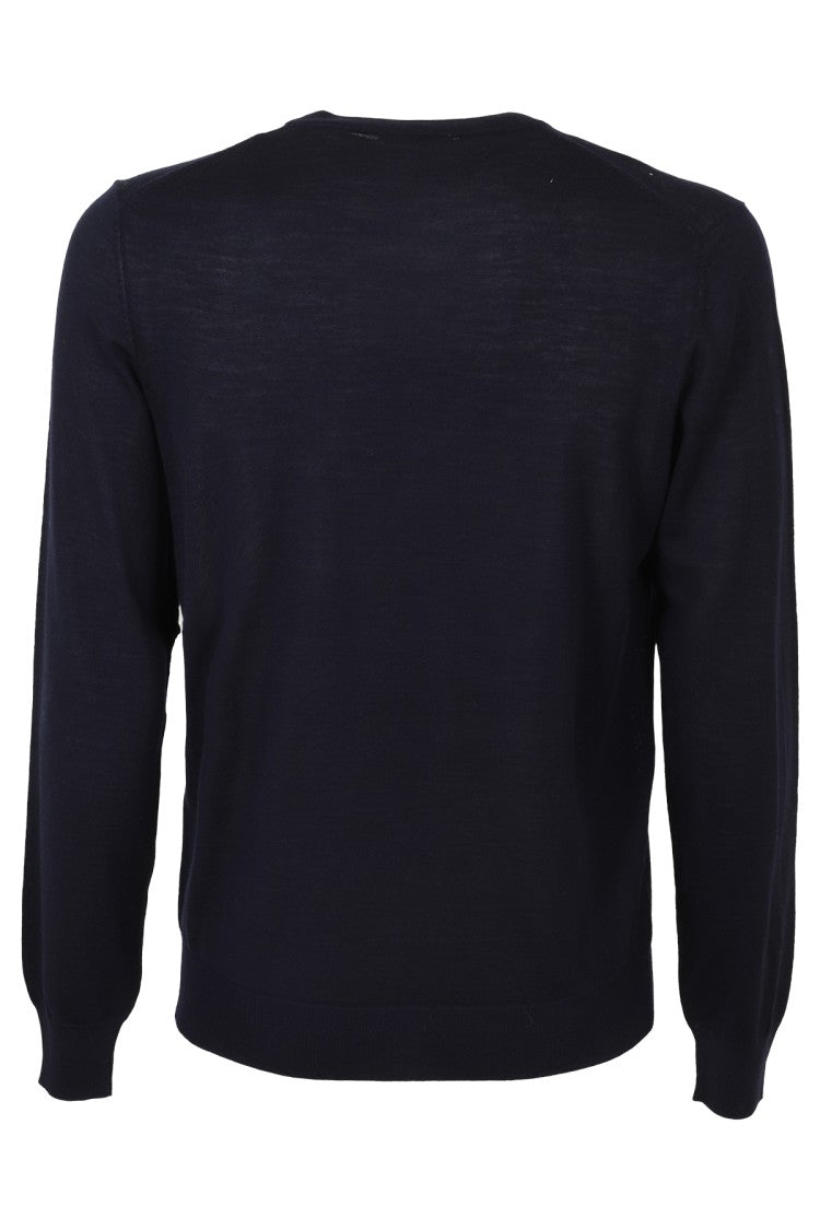 L.B.M. Lightweight Crew Neck Sweater In Fine Merino Wool