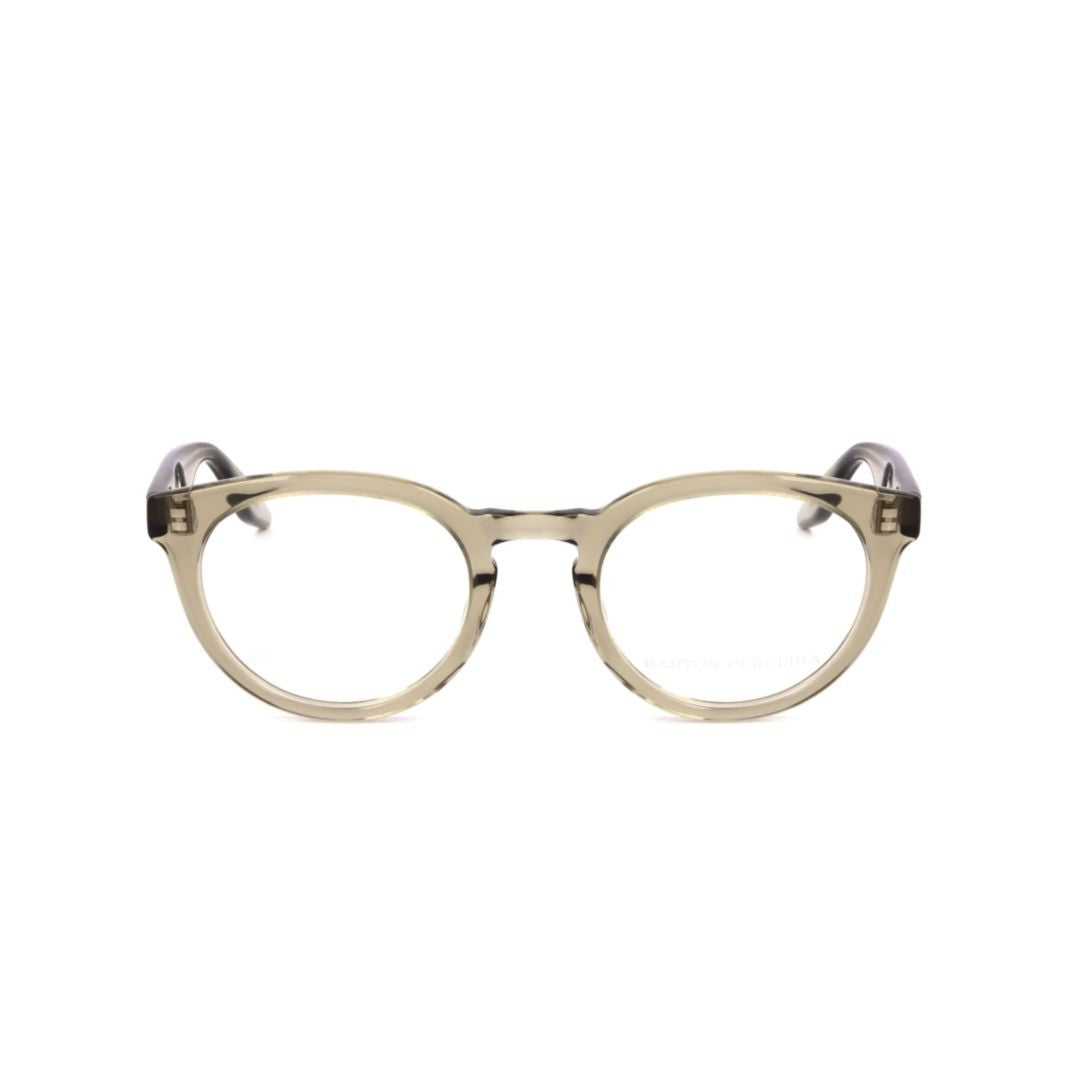 Barton Perreira Bp5199 491Ew Rounded Frame Eyeglasses In Translucent Beige