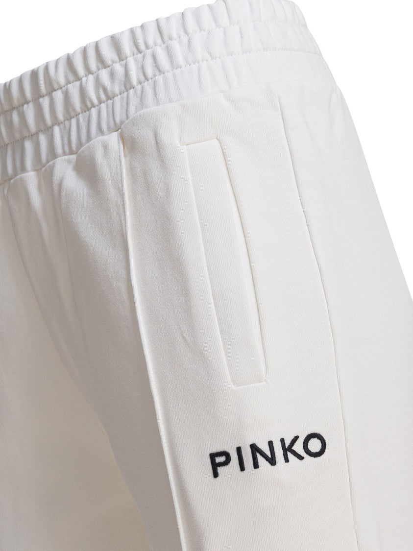 Pinko Flared Leg Trousers With High Waistband