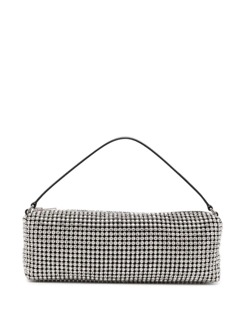 Alexander Wang Crystal-Embellished Rectangle Bag With Logo-Engraved Hardware