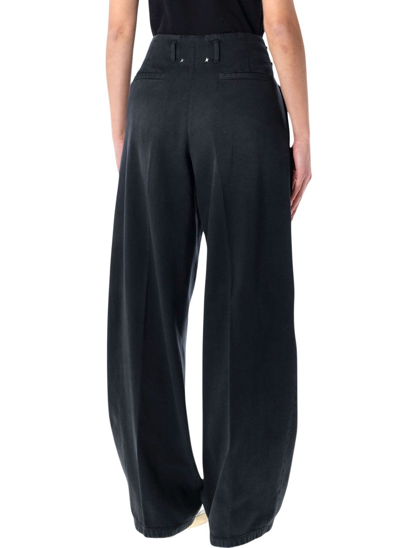 Golden Goose Flavia Lived In Denim Trousers