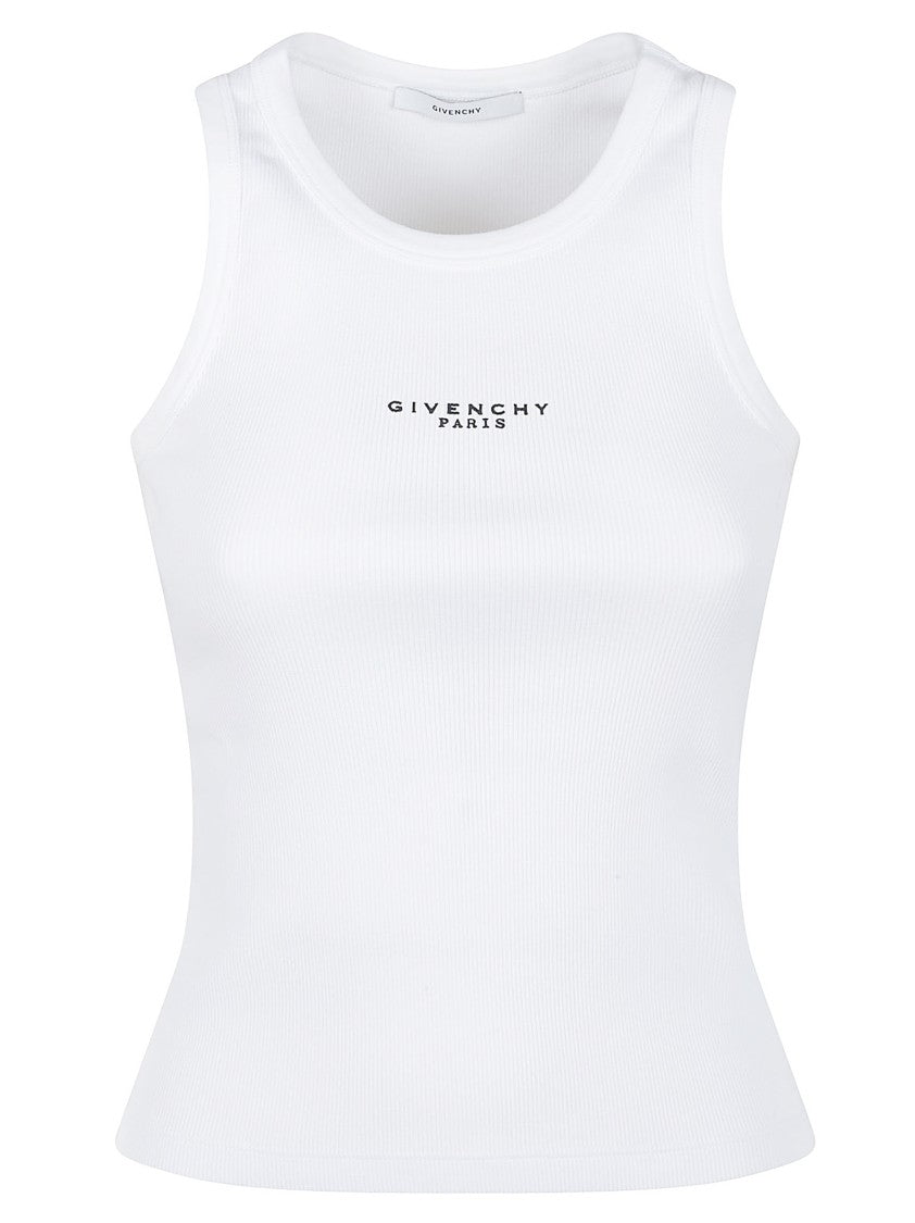 Givenchy Ribbed Cotton Crew Neck Top