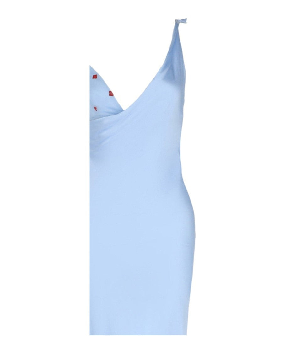 Givenchy Draped Mesh 4G Gown With Plunging Neckline And Dramatic Slit