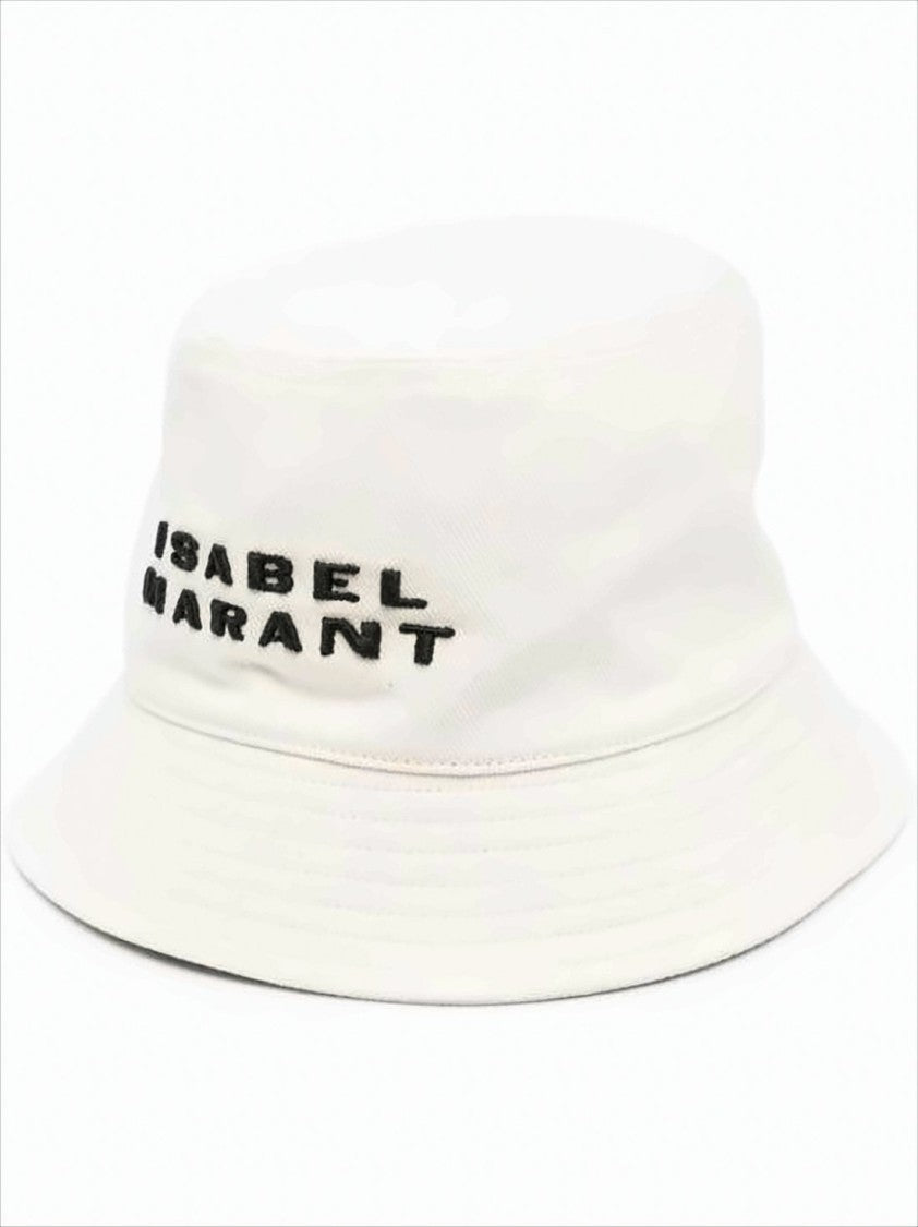 Isabel Marant Bucket Hat With Embroidered Text