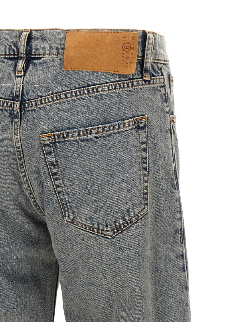 Mm6 By Maison Margiela Visible Stitching Jeans