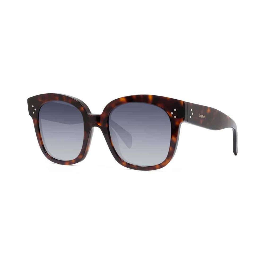 Celine Cl4002un Tortoiseshell Square Acetate Sunglasses