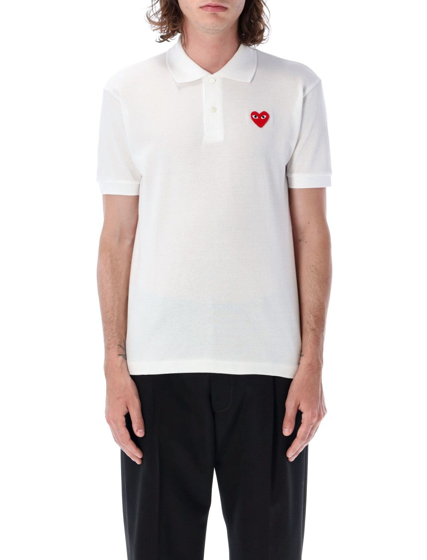 Comme Des Garçons Polo Shirt Crafted From Soft Cotton