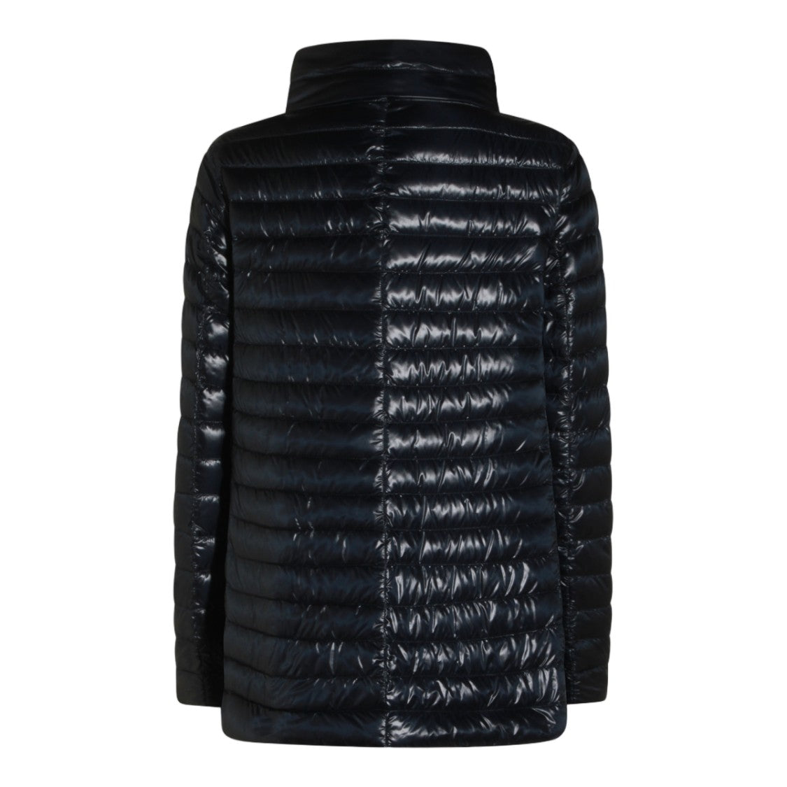 Herno Glossy High Collar Quilted Puffer Coat