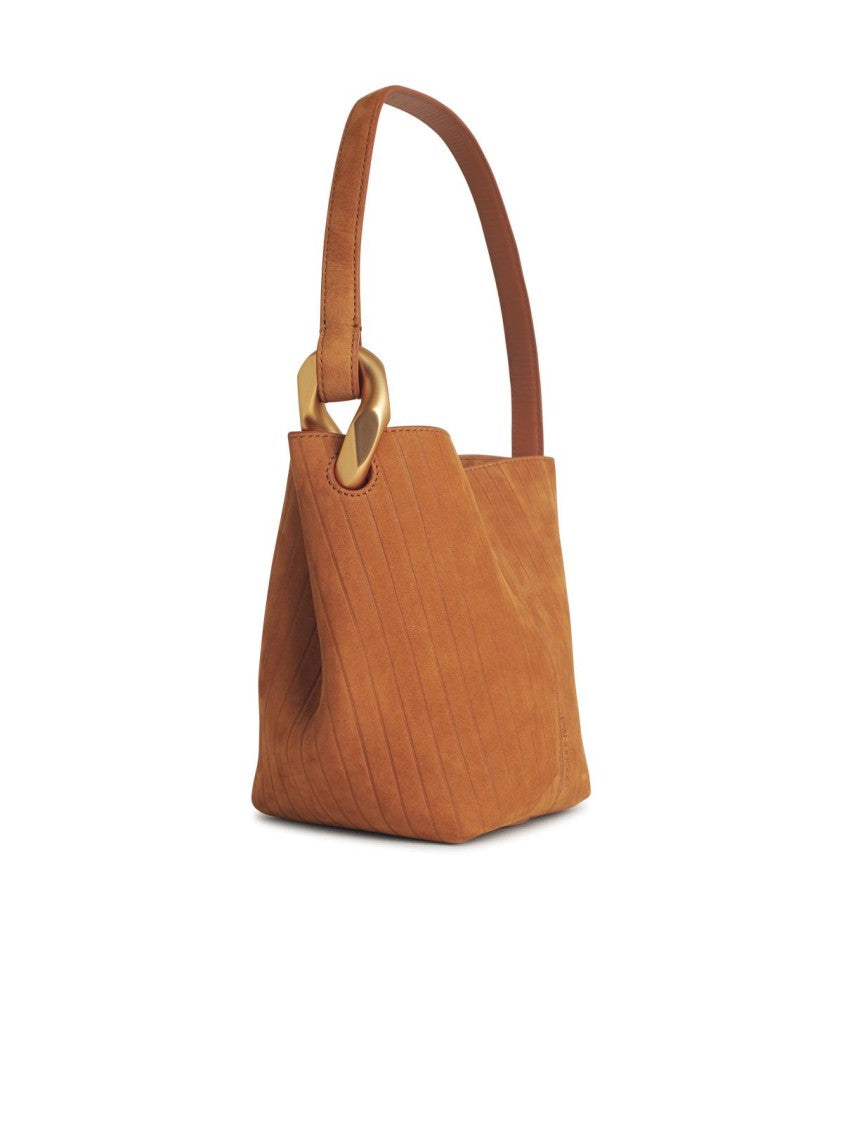 J. W. Anderson Corner' Brown Suede Bucket Bag