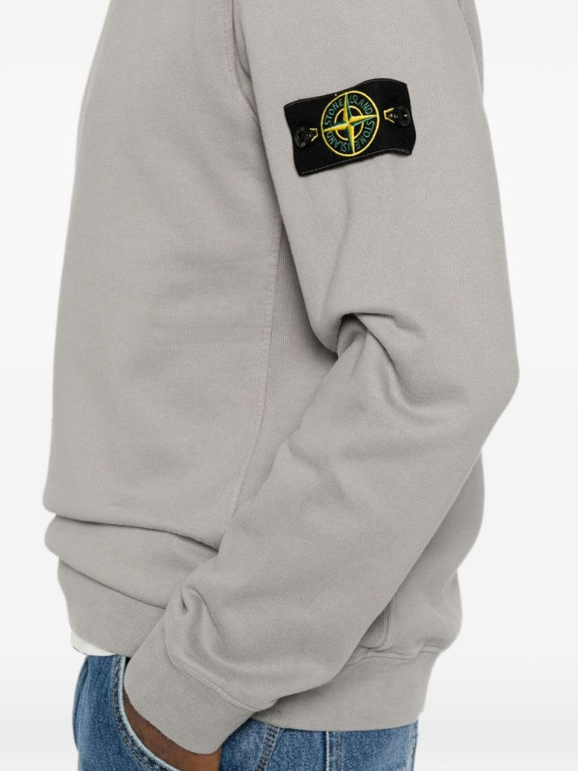 Stone Island Relaxed Sleeve Patch Knit Sweater