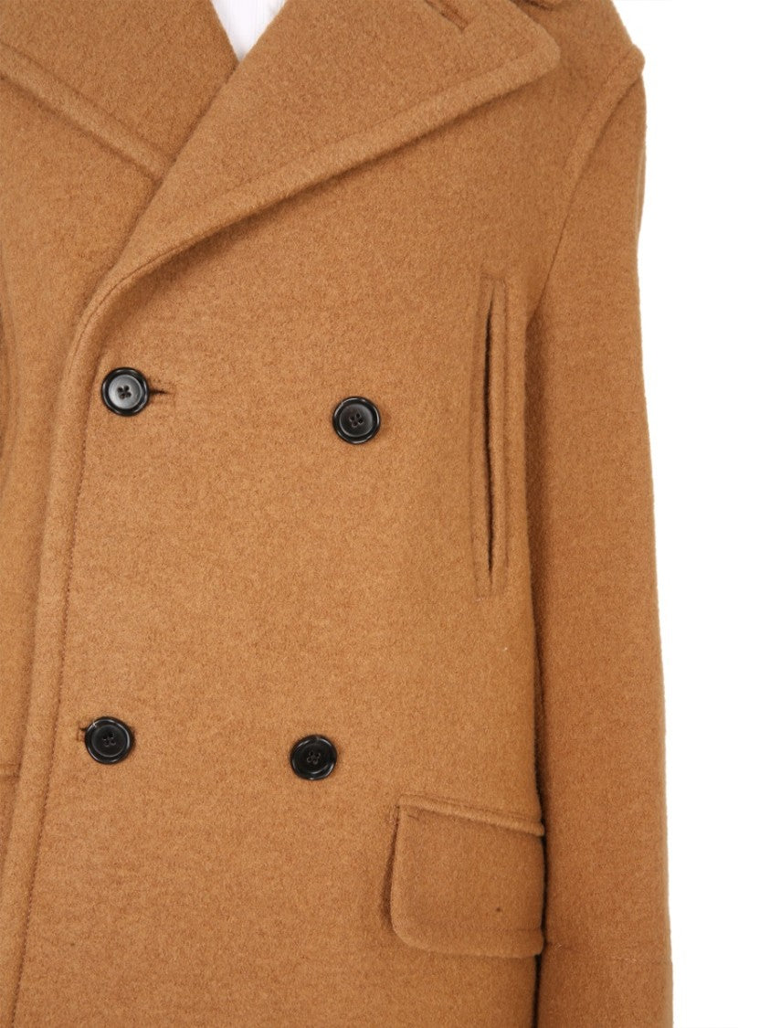 Marni Double-Breasted Coat With Mirror Lapels