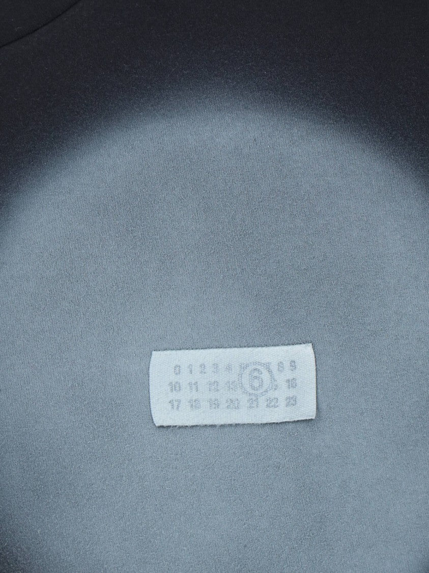 Mm6 By Maison Margiela Numeric Printed Cotton T-Shirt With Crew Neckline