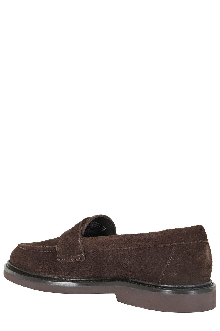 Sebago Total Dark Brown Bryan Unlined Suede Moccasin Loafers