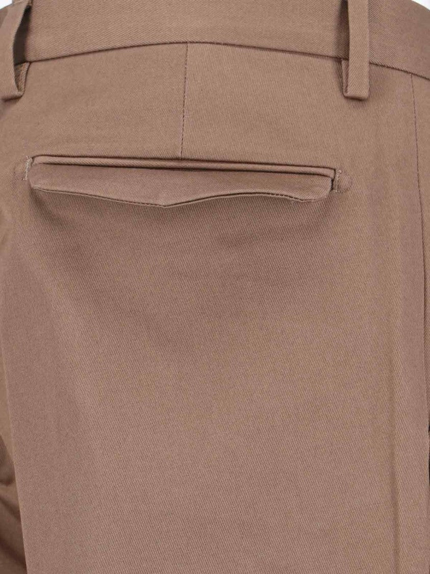 Briglia Tailored Brown Trousers With Structured Silhouette