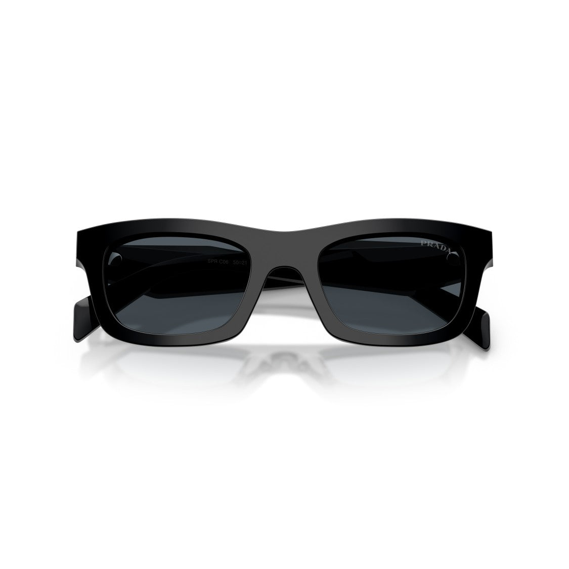 Prada 0Pr C06s Black Acetate Sunglasses