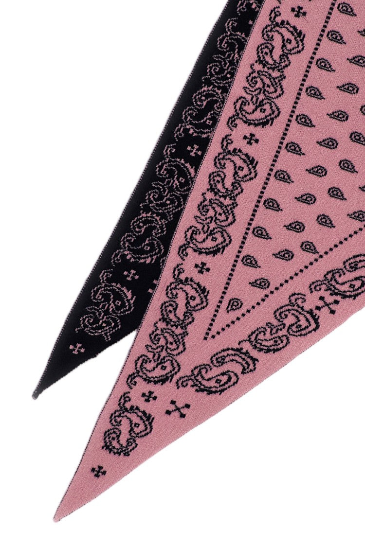 Guest In Residence The Wild Rag Two-Tone Jacquard Cashmere Scarf