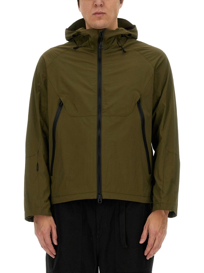 Jg1 Textured Nylon Hooded Jacket