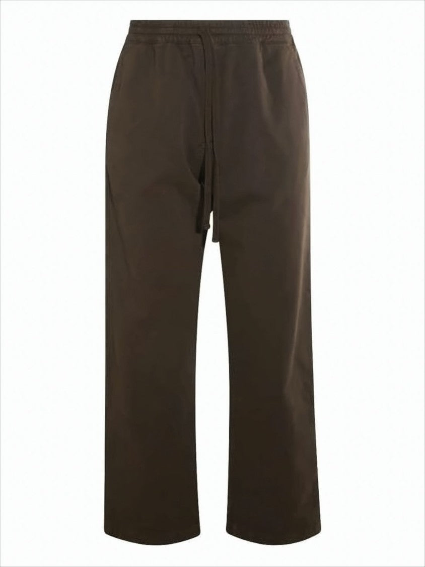 Carhartt Wip Relaxed Fit Straight Pants With Elastic Waistband And Drawstring