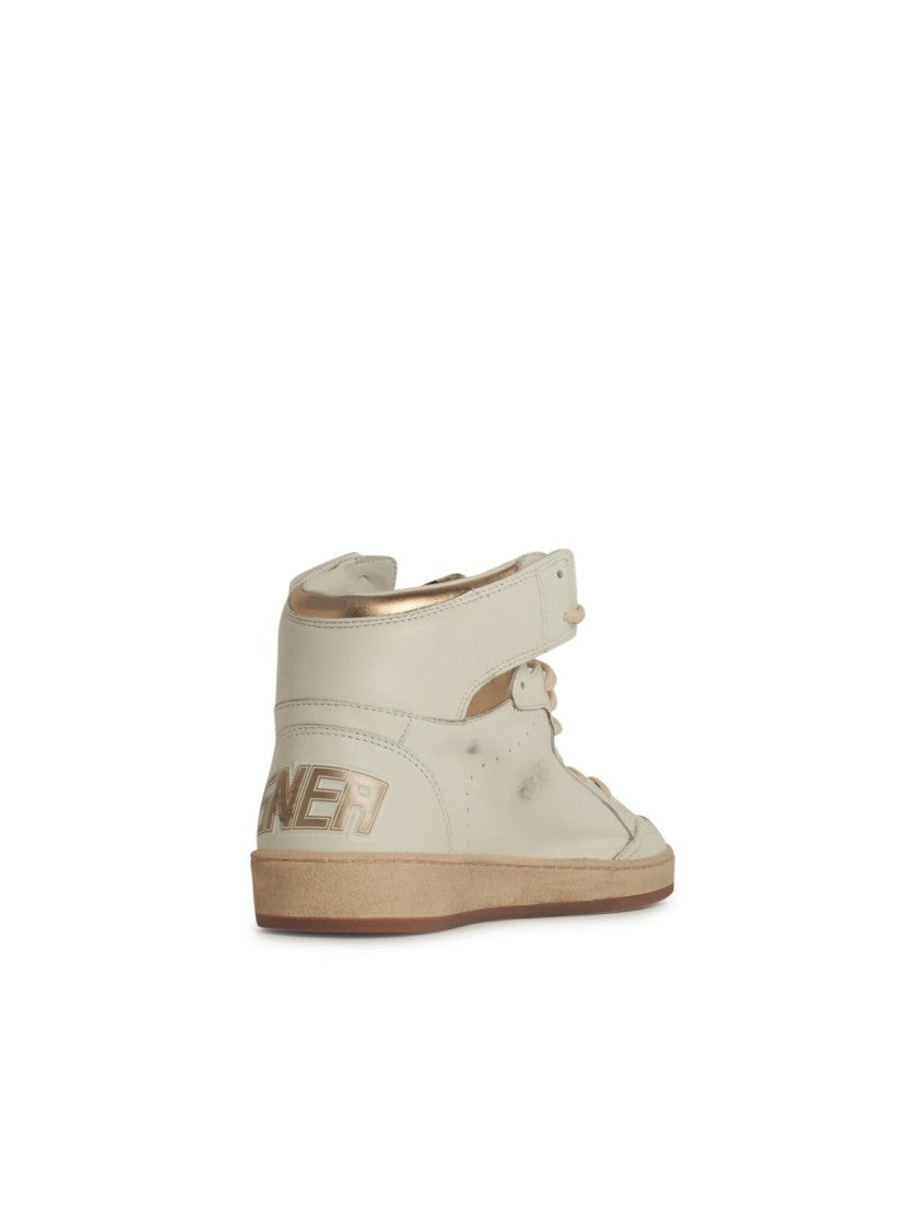 Golden Goose Sky Star' White Leather Sneakers