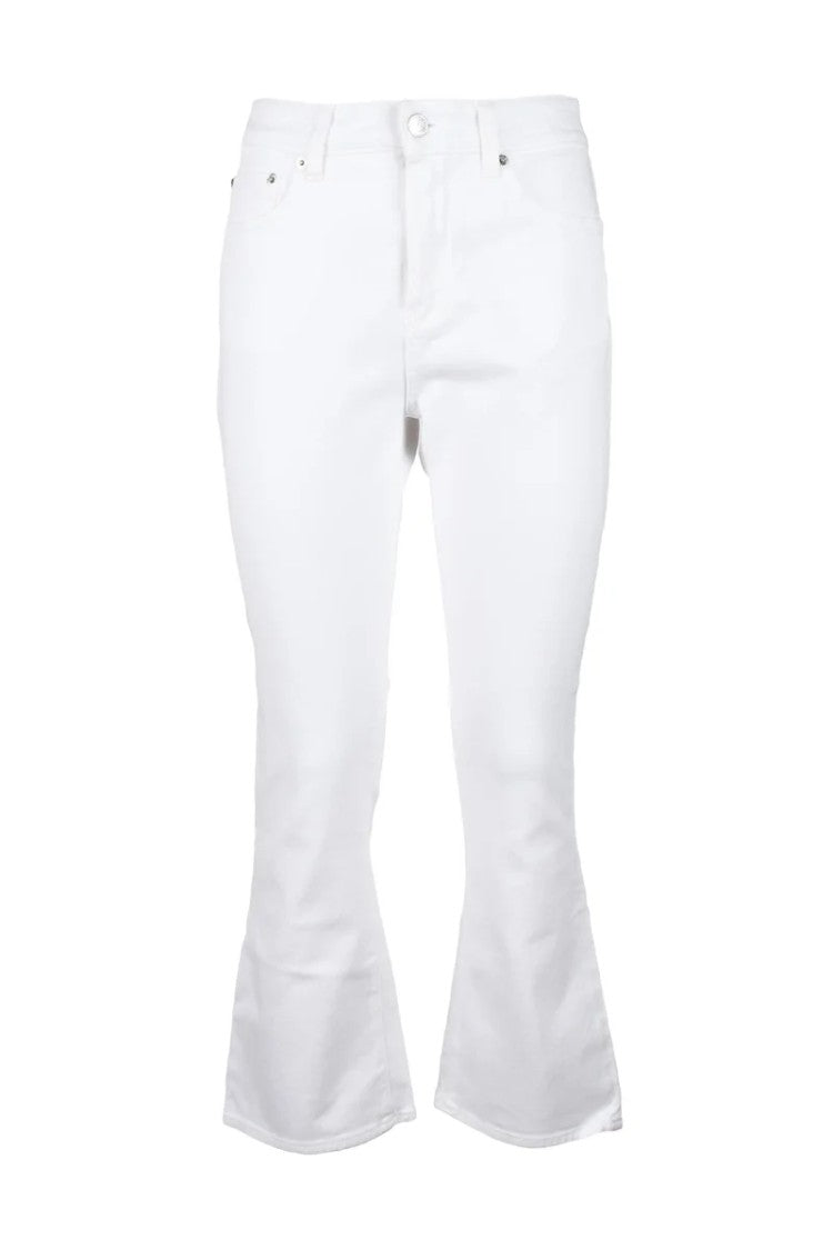 Department 5 White Cotton Stretch Jeans