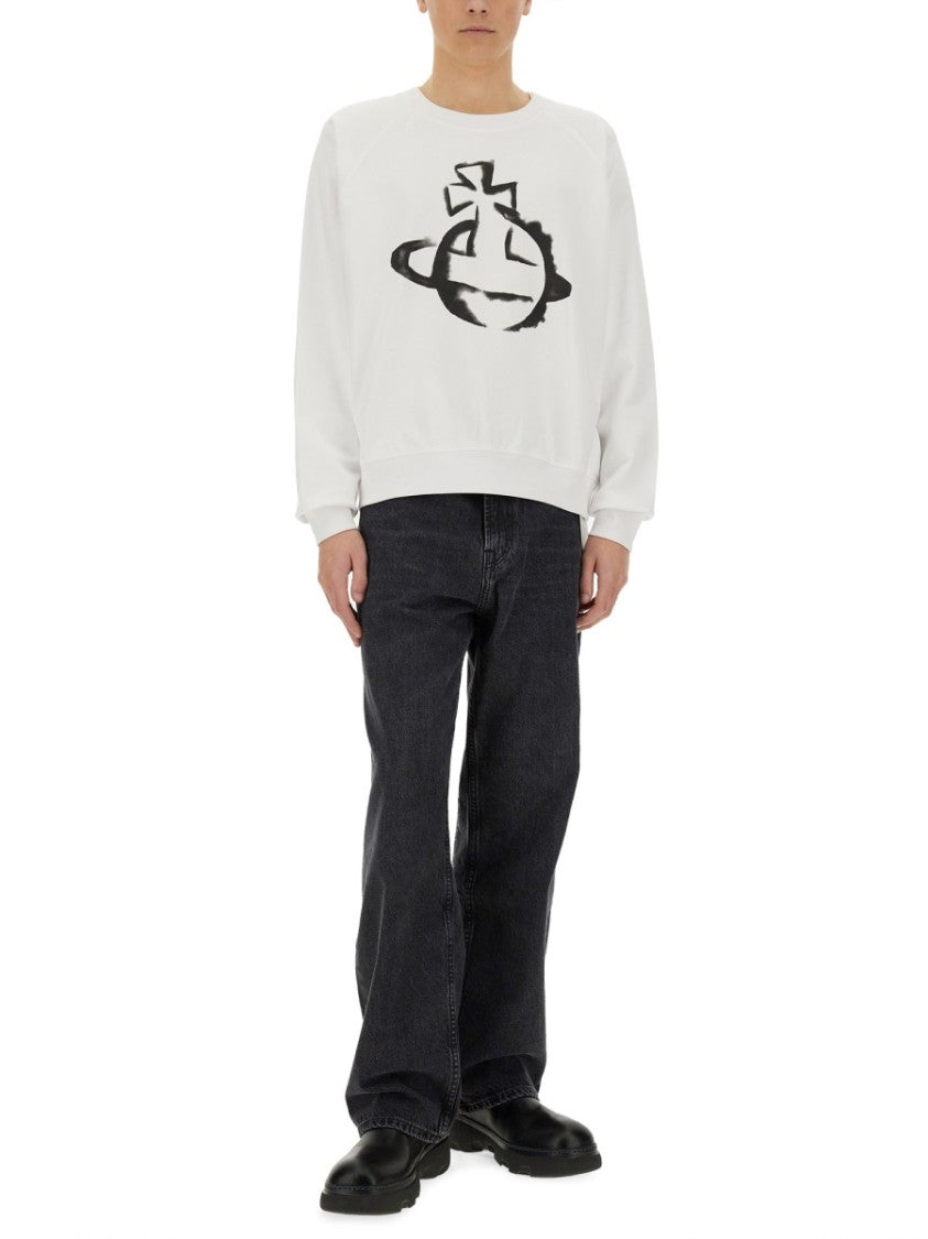Vivienne Westwood "Stencil Orb Raglan" Sweatshirt