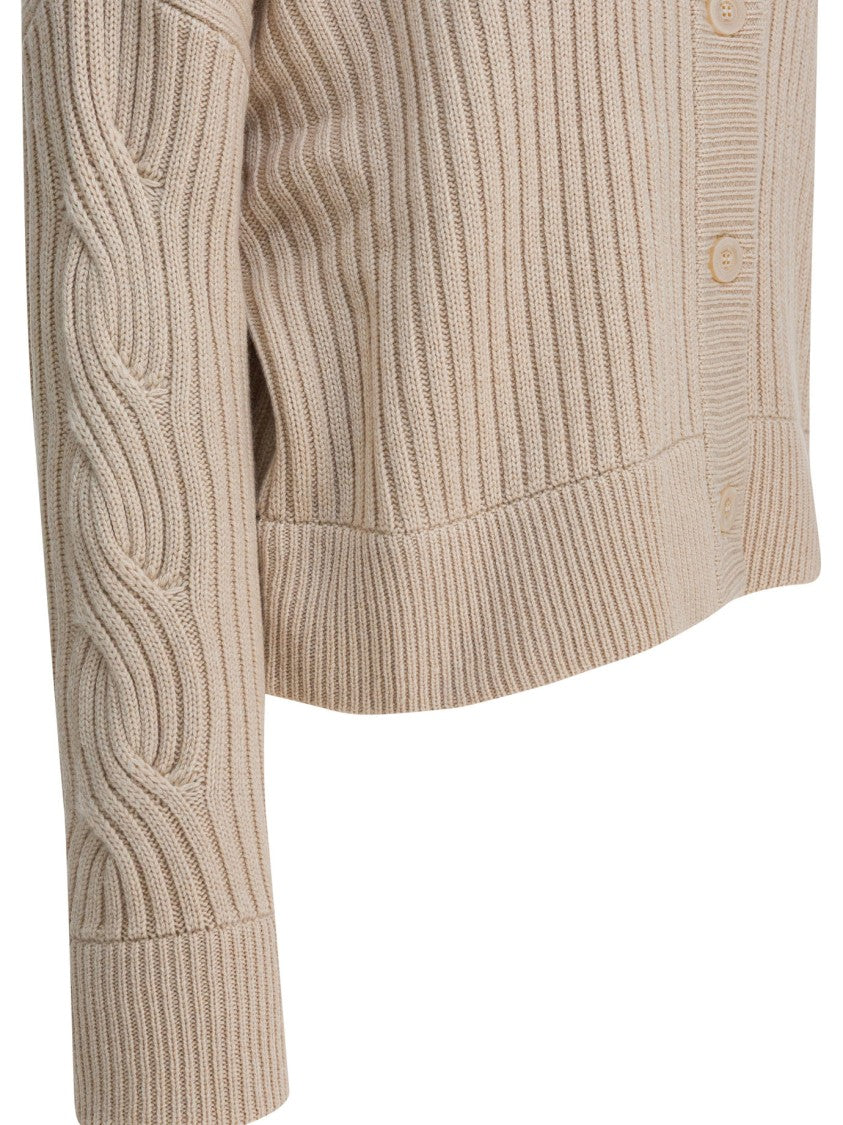 Max Mara Boxy-Fit Wool And Cashmere Cardigan