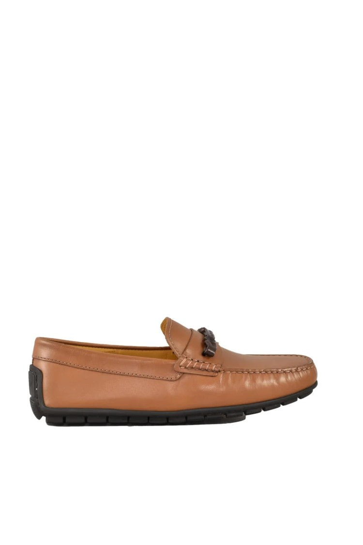 A.Testoni Men's Loafer - Brown