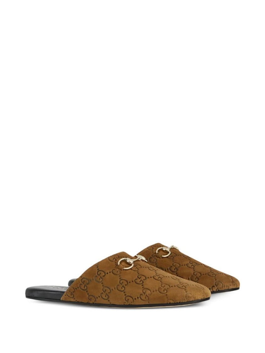 Gucci Pointed Toe Slip-On Mules